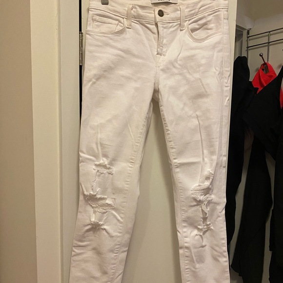 J Brand white skinny jean size 26 - Picture 2 of 4